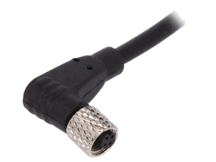 Conector M5 mamă 4 pini IP67