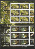 20111, LP 1899c-Europa 2011, Paduri-set 2 minicoli 6 timbre si 3 tabs, MNH, Flora, Nestampilat
