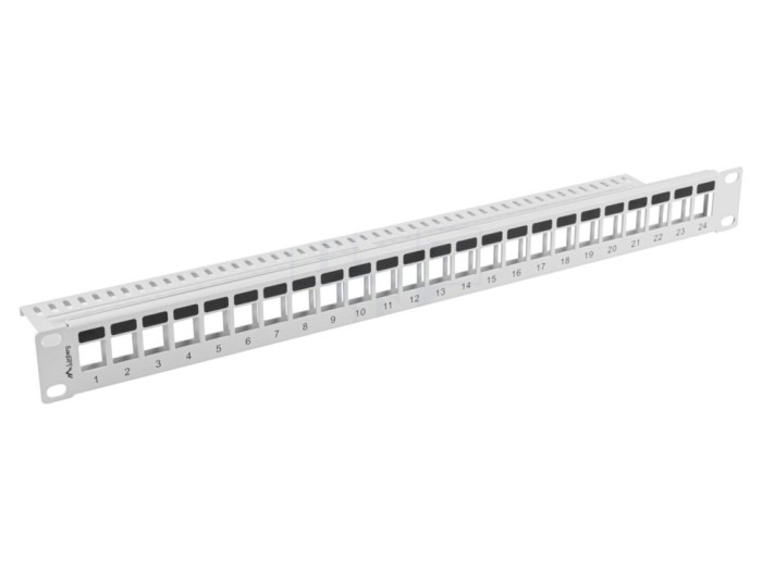 Patch Panel LANBERG Alb 24 Porturi 19 inch Rack