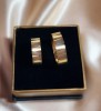 Set Verighete Argint 925 Placat Aur Galben, Model Lucios Clasic ARG176X
