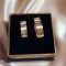 Set Verighete Argint 925 Placat Aur Galben, Model Lucios Clasic ARG176X
