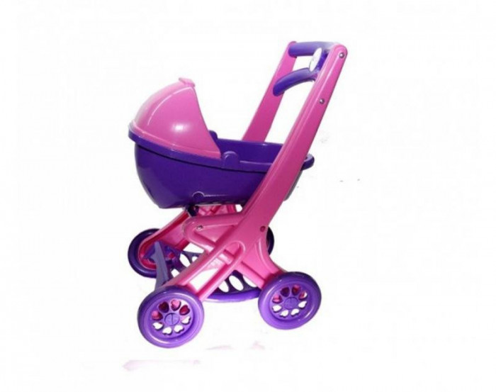 Carucior pentru papusa MyKids 0121/02 Mov-Roz