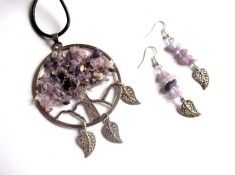 set cu ametist, arborele vietii cu ametist 38960