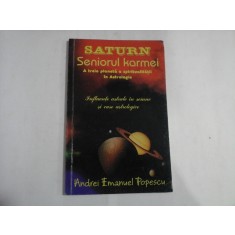 SATURN - SENIORUL KARMEI - Andrei Emanuel POPESCU - sunt si pagini subliniate