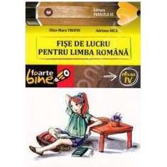 Fise de Lucru oentur Limba Romana Clasa a IV-a