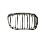 Grila radiator BMW Seria 1 (F20), 08.2011-06.2015, model BASIS LINE, fata, partea stanga, cromat/negru
