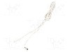 Cablu alimentare DC, cabluri, DC 5,5/2,1 mufa, alb, 1,5m, WEST POL - A21-TT-T050-150WH