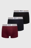 BOSS boxeri 3-pack barbati, culoarea bordo, 50492200