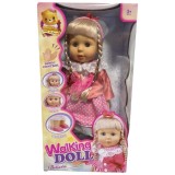 Papusa Walking Doll- papusica care merge cu senzor de sunet