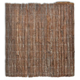 VidaXL Gard din scoarță de copac, 400 x 125 cm