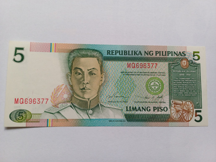 Filipine -5 Piso ND-UNC