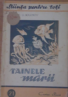 Tainele marii - V. G. Bogorov foto