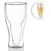 Pahar Bere, Model Sticlă, Sticlă Transparentă, Capacitate 0,4L, Perete Dublu, Oem