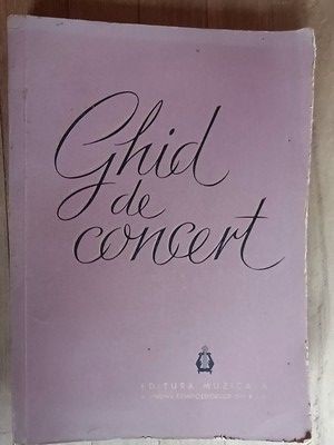 Ghid de concert- E.Pricope, V.Cristian