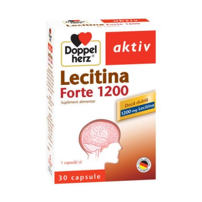 Lecitina Forte 1200 miligrame 30 capsule Doppelherz foto