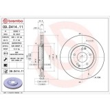 Set disc frana Ssangyong Tivoli 01.15-, Xlv Suv 04.16-, Xlv Van 04.16-, Fata, 298X23mm, ventilat, BREMBO