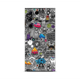 Cumpara ieftin Folie Skin Compatibila cu Samsung Galaxy S22 Ultra Wrap Skin Printing Sticker Bomb 3, Oem