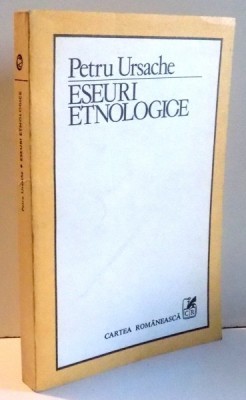 ESEURI ETNOLOGICE de PETRU URSACHE , 1986 foto