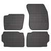 Covorase Cauciuc Ford Mondeo MK4 Frogum TPE, Fara Miros, Bordura 4cm, Negre, Set 4 Buc