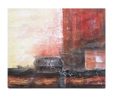 Cumpara ieftin Tablou abstract pictat manual, Fantezie in abstract 19, 60x50cm ulei pe panza in relief efect 3D, gata de agatat pe perete