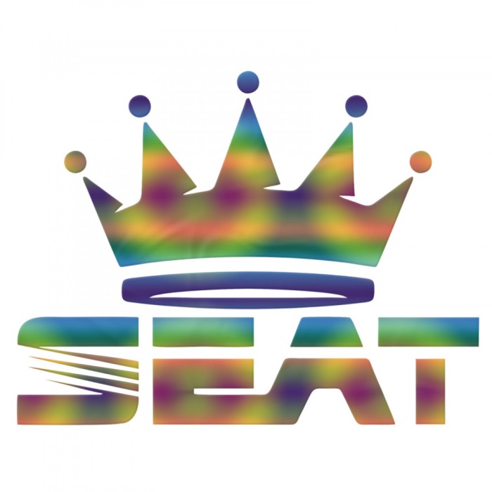 Sticker Seat King , Autocolant Regal si Impunator pentru Masina Ta Seat