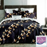 Cumpara ieftin Lenjerie pat dublu,bumbac finet,6 piese,cearceaf normal 220x240cm, cearceaf pilota 200x220cm, 2 fete de perna 50x70, 2 fete de perna 70x70-AZ-035, Ralex Pucioasa