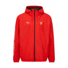 Ferrari geaca de barba?i cu gluga Rain PUMA red F1 Team 2021 - L foto