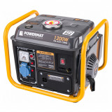 Generator curent 1.2kW 1200W motor benzina 2CP (PM1193 KD109Z), Powermat