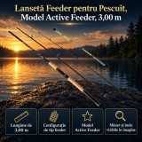 Lansetă Feeder pentru Pescuit, Model Active Feeder, 3,00 m