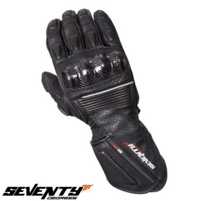 Manusi barbati pentru scuter - motocicleta racing vara Seventy model SD-R4 negru/gri &amp;ndash; marime: XXL (11) foto