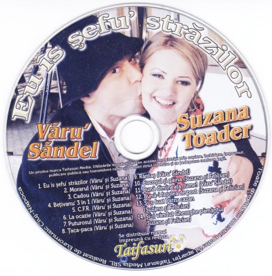 CD Etno: Varu&amp;#039; Sandel si Suzana Toader - Eu is sefu&amp;#039; strazilor ( original ) foto