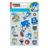 Set Autocolante Sonic the Hedgehog, 200 Bucăți, Multicolor, Dimensiuni Ambalaj 15x23cm, V&acirc;rsta 7+ Ani, Oem