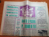 magazin 3 noiembrie 1973-articol gara din simeria si fantana din cetatea rasnov