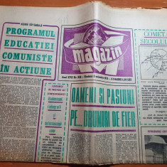 magazin 3 noiembrie 1973-articol gara din simeria si fantana din cetatea rasnov