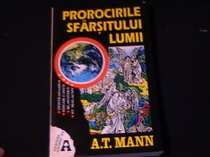 PROROCIRILE SFIRSITULUI LUMII-A.T. MANN-NOSTRADAMUS-EDGAR CAYCE-BLAVATSKY-203 PG foto