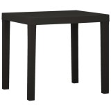 Gossi masa de gradina, antracit, 79x65x72 cm, plastic