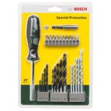 BOSCH Set mixt 27 de accesorii insurubare si burghie mixte