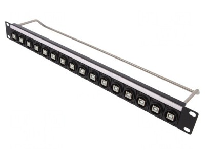 Patch Panel USB B RACK 1U 19&amp;quot; foto