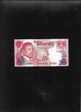 Rar! Botswana 20 pula 1982 P#10c seria132262 aunc
