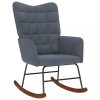 VidaXL Scaun balansoar, gri &icirc;nchis, catifea 4016833