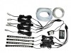 Kit Fir neon Led RGB + Banda LED SMD cu telecomanda Aplicatie IOS Android Bluetooth