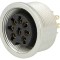 Conector M16 soclu mamă, 8 pini