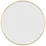 Cumpara ieftin Oglinda de perete rotunda, auriu, &Oslash; 50 cm