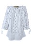 Bluza tip ie dama RBIB alb creta/argintiu , marimea S