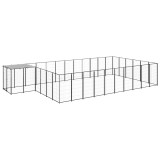 Cumpara ieftin Padoc pentru caini, negru, 19,36 m&sup2;, otel