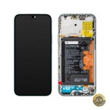 Display cu Touchscreen Honor 200 Lite cu Rama Albastru (Cyan Lake) Service Pack 0235ALPU