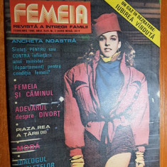 revista femeia februarie 1990-bianca brad,tamara bucuiuceanu,printesa margareta