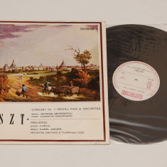 Franz Liszt - Concert nr. 1 pt. pian si orchestra - disc vinil, vinyl, LP NOU