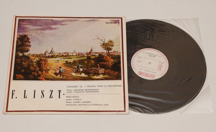 Franz Liszt - Concert nr. 1 pt. pian si orchestra - disc vinil vinyl LP NOU