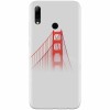 Husa silicon pentru Huawei P Smart 2019, Red Bridge In Clouds